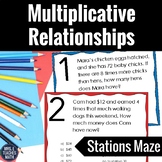 Multiplicative Relationships Activity  4.OA.2