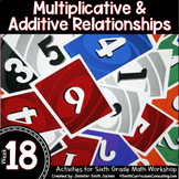 Multiplicative and Additive Relationships 6th Grade Math S