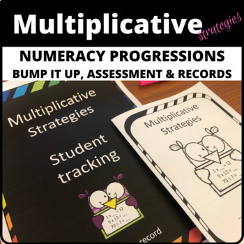 Preview of Multiplicative strategies Numeracy progression bump it up for Australian Curr