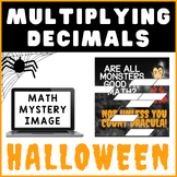Multipllying Decimals | HALLOWEEN | Digital Math Mystery P