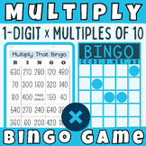 Multiply 1-Digit Whole Numbers by Multiples of 10 Math BIN