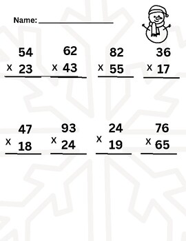 Multiply 2 X 2-digit numbers by Teaching and Creating Co | TPT