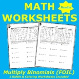 Multiply Binomials (FOIL) Bundle
