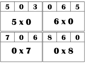 Multiply & Clip 0's & 1's by Rockin' in Second | TPT