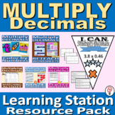 Multiply Decimals - Learning Station BUNDLE