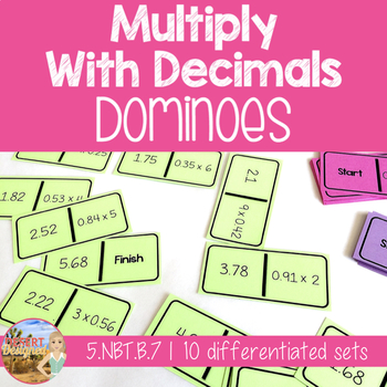 Preview of Multiply Decimals Practice Dominoes