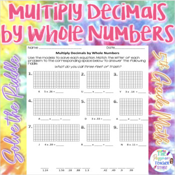 multiply decimals by whole numbers l 5th grade math