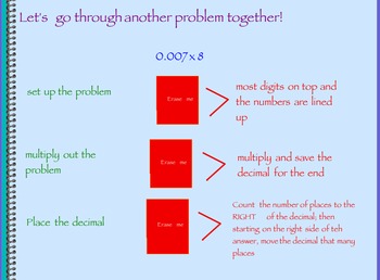 Preview of Multiply Decimals flipchart