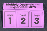 Multiply Decimals using Expanded Form - 5th Grade Math Foldable