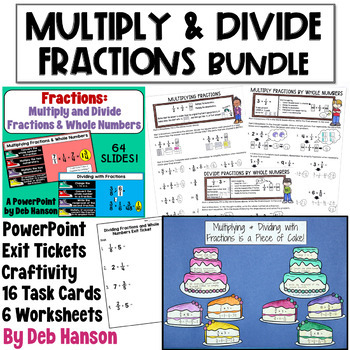 Preview of Multiplying & Dividing Fractions: A Bundle of Activities for 5th Grade