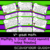 Multiply & Divide Mixed Numbers Word Problems - Math Scave