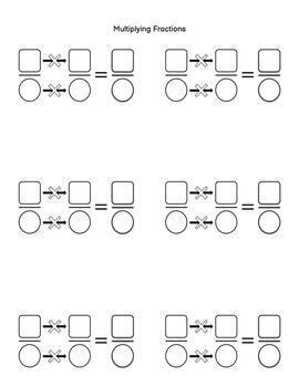 Preview of Multiply Fractions Graphic Organizer