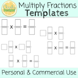 Multiply Fractions Clipart - Commercial Use