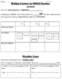 Multiply Fractions Unit - GUIDED NOTES