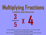 Multiply Fractions Flipchart: Unit and Non-Unit Fractions