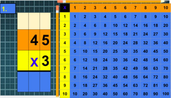 Preview of Multiply Math Practice Multiple Digits