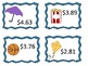 multiply money amounts over 100 centers and worksheets
