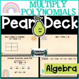 Multiply Polynomials Digital Activity for Google Slides/Pear Deck