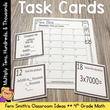 Multiply Tens, Hundreds, and Thousands Task Cards