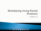 Multiply Using Partial Products - (Video Lesson: Go Math 4.2.7)