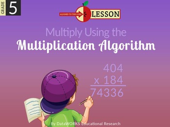 Preview of Multiply Using the Multiplication Algorithm