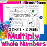 2 Digit by 2 Digit Multiplication Game - 5th Grade Math - 