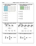 Multiply a Fraction by a Whole Number Weekly Graded Assess