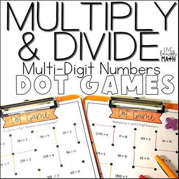 Preview of Multiply and Divide Math Centers: Dot Games