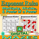 Multiply and Divide Exponents and Power of a Power - Digit