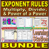 Multiply and Divide Exponents and Power of a Power - Learn