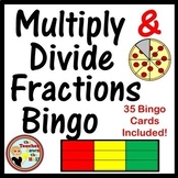 Multiply and Divide Fractions Bingo I Mult. & Div. Fractio