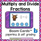 Multiply and Divide Fractions Digital Interactive Boom Car