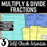 Multiply and Divide Fractions Practice | Self-Check Review
