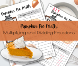 Multiply and Divide Fractions - Pumpkin Pie Recipe - Thanksgiving