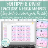 Multiply and Divide Fractions and Mixed Numbers DIGITAL Sc