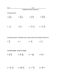 Multiply and Divide Fractions quiz