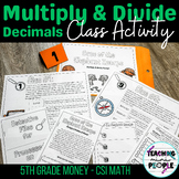 Multiply and Divide Money Word Problems | 5th Grade Decima