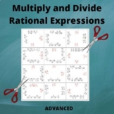 Multiply and Divide Rational Expressions Jigsaw Puzzle (Advanced)