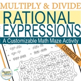 Multiply and Divide Rational Expressions Mystery Activity 