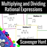 Multiply and Divide Rational Expressions Scavenger Hunt