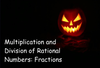 Preview of Multiply and Divide Rational Numbers