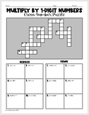 Multiply by 1 digit Numbers - Cross Number Puzzle