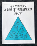 Multiply by 2 Digit Numbers - 5th Grade Math Puzzle