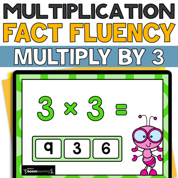 Multiply by 3 - Fact Fluency by Creatively Comprehensive | TPT