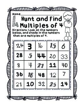 multiply by 4s practice ccss multiplication strategies by third grade