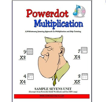 Preview of Multiply by 7 in Minutes with Powerdot Math: Includes Mp3, worksheets & more