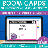 Multiply by Whole Numbers Boom Cards | 5th Grade Math Mult