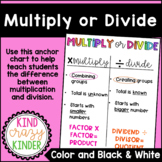 Multiply or Divide Anchor Chart