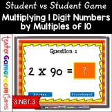 Multiplying 1 Digit Numbers by Multiples of 10 Game