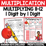 Multiplying 1 digit by 1 digit Worksheets | Multiplying by